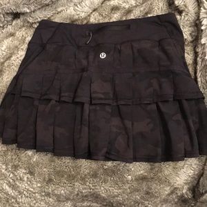 Lululemon camo skirt!